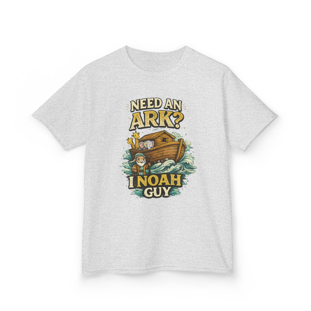 Kids Tee — "Need an Ark? I Noah Guy" Funny Noah’s Ark Christian Graphic Shirt