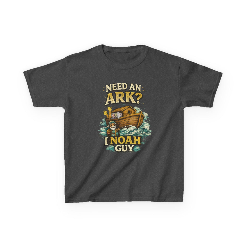 Kids Tee — "Need an Ark? I Noah Guy" Funny Noah’s Ark Christian Graphic Shirt