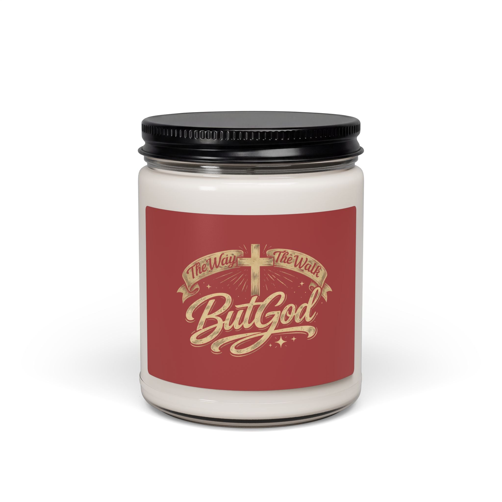 Inspirational 'But God' Soy Candle — 9oz Christian Faith Gift