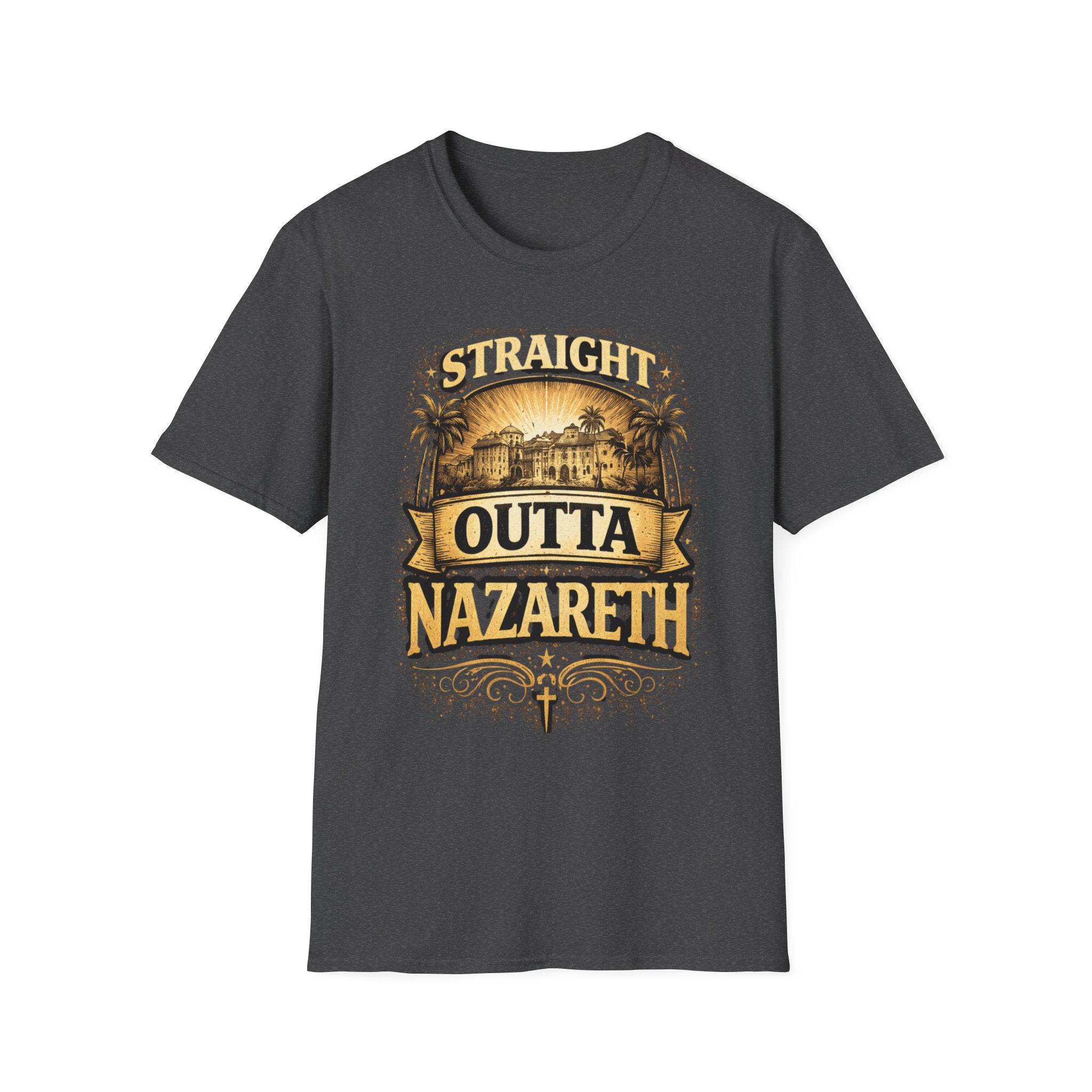 Straight Outta Nazareth T-Shirt — Vintage Religious Travel Tee