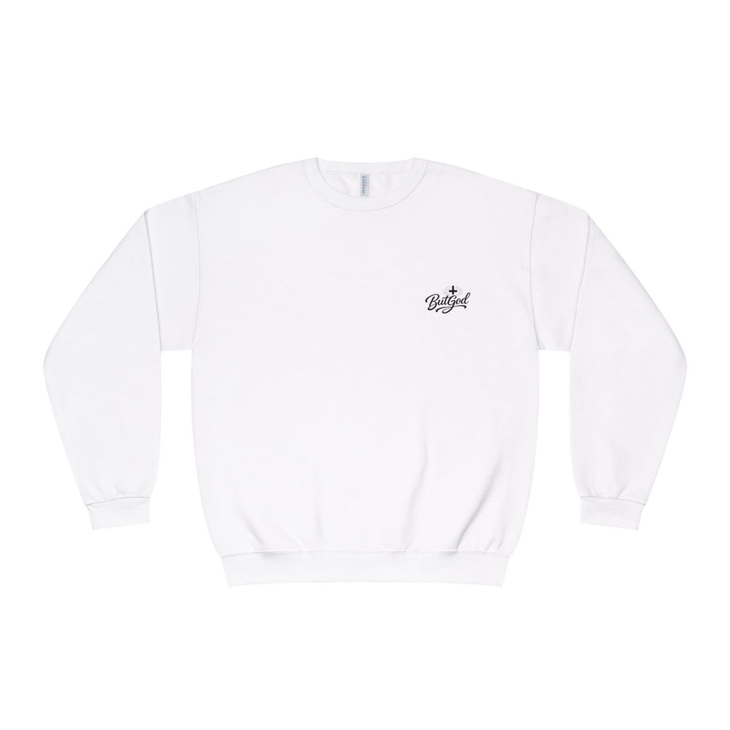Crewneck Sweatshirt - "Not Perfect... Just Forgiven" Christian Cross Pullover
