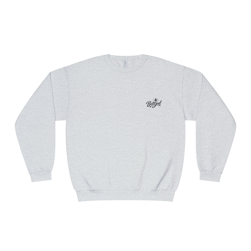 Crewneck Sweatshirt - "Not Perfect... Just Forgiven" Christian Cross Pullover