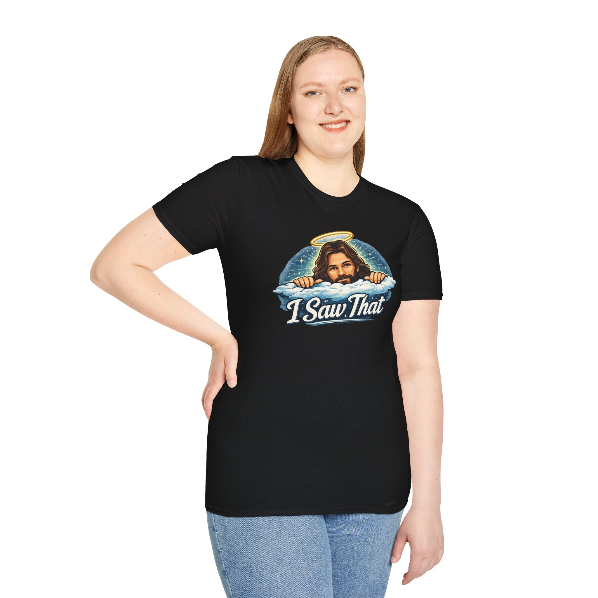 Jesus 'I Saw That' T-Shirt — Funny Christian Graphic Tee