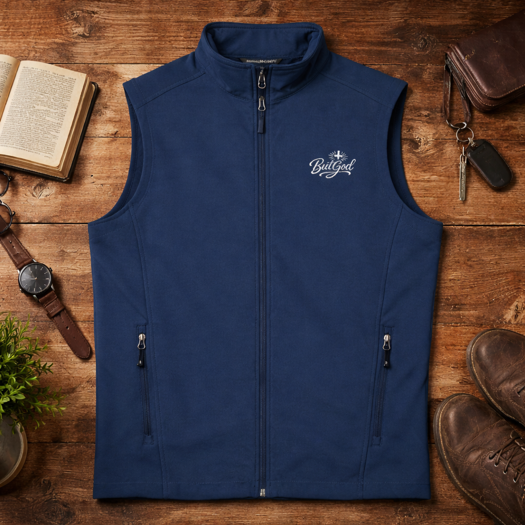Men's Core Soft Shell Vest - Lightweight Windproof Outdoor Vest with Zip Pockets