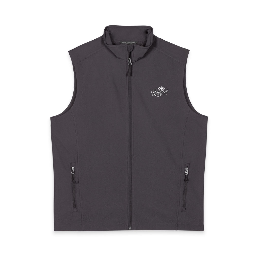 Men's Core Soft Shell Vest - Lightweight Windproof Outdoor Vest with Zip Pockets