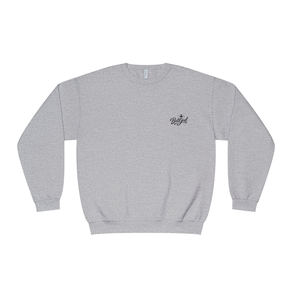 Crewneck Sweatshirt - "Not Perfect... Just Forgiven" Christian Cross Pullover