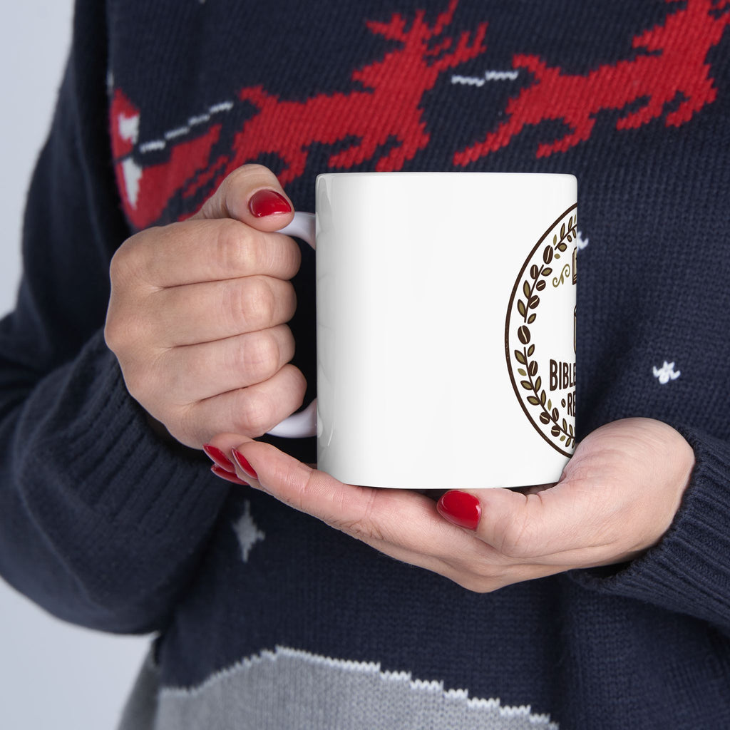 Bible • Coffee • Repeat Ceramic Mug - Christian Faith Coffee Cup (11oz & 15oz)