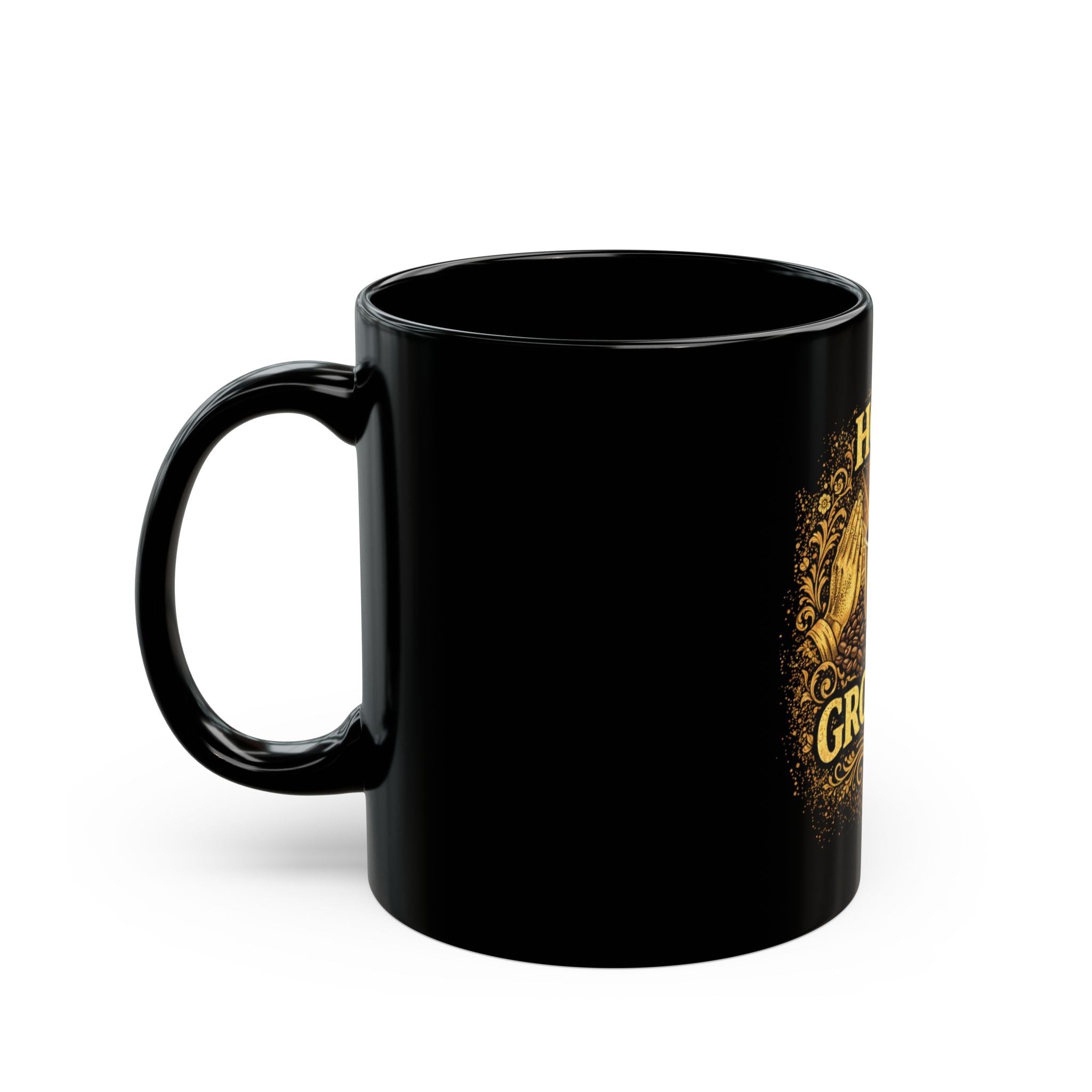 Holy Grounds Coffee Mug — Religious Christian Prayer & Coffee Gift
