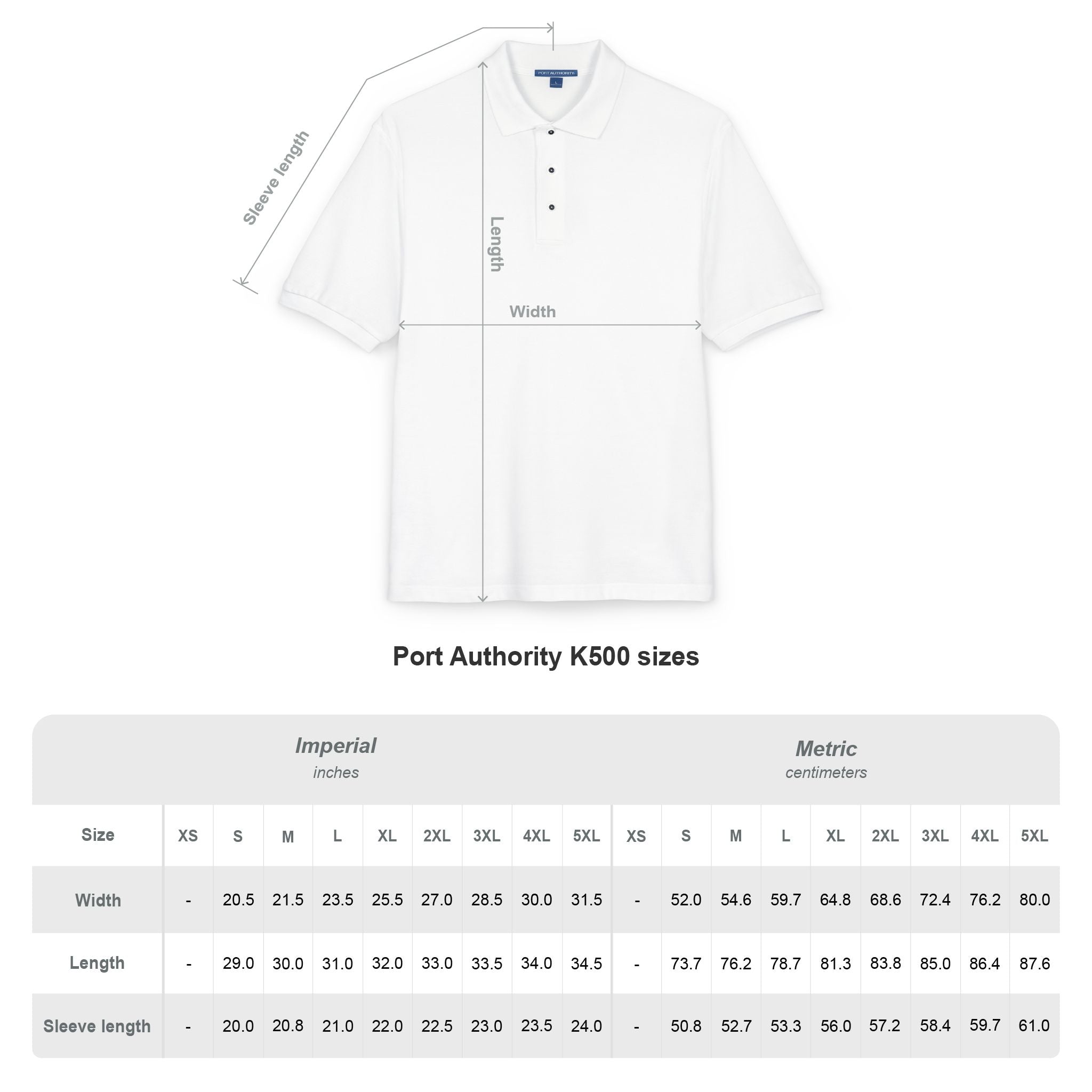 Embroidered Cross Polo Shirt